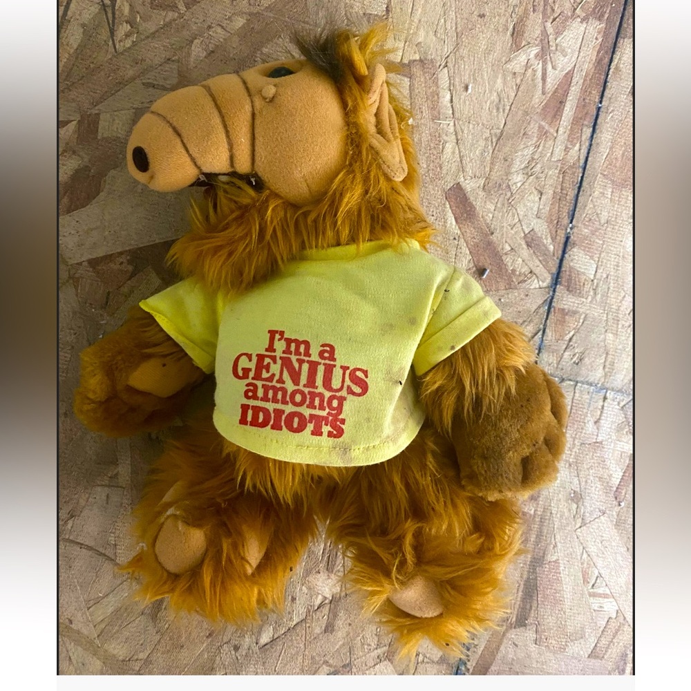 Vintage authentic 1988 ALF collectible Doll Plush Toy Eighties Icon
